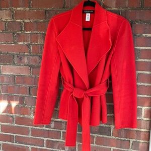Jones New York Orange Wrap jacket- size S
